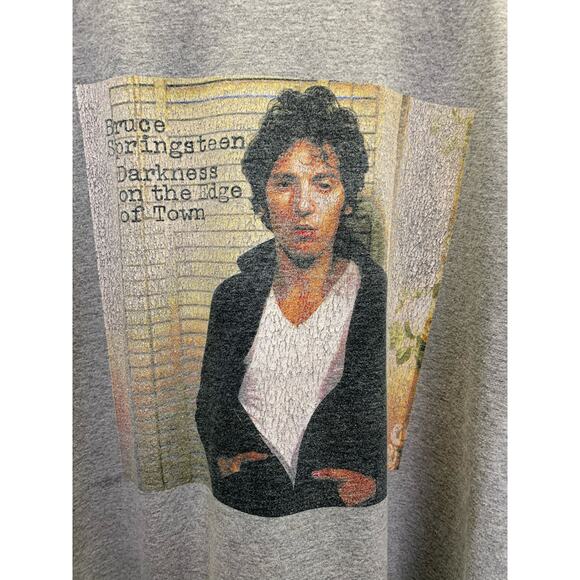 Bruce Springsteen Darkness on the Edge of Town Raglan T-shirt Large - Picture 4 of 7